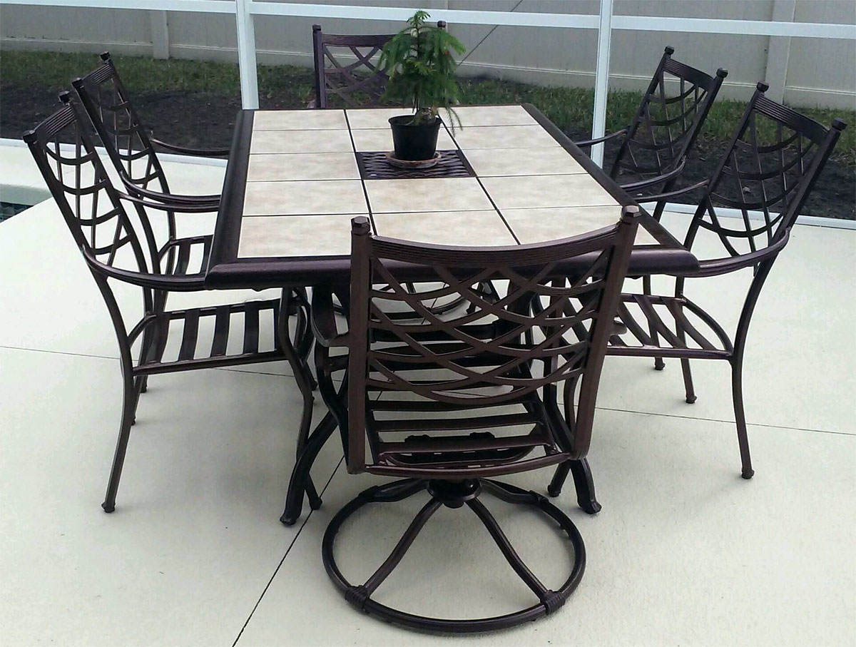 Cast Aluminum Refinishing Sarasota Patio Furniture Repair